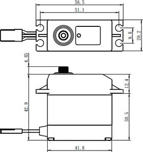 Savox Serwo SC-02031MG Digital - SC/0231MG 3