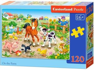 Castorland Puzzle Na farmie 120 elementów (257394) 1