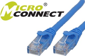 MicroConnect Patchcord U/UTP CAT6, 1.5, niebieski (UTP6015BBOOTED) 1