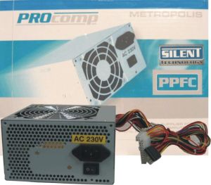 Zasilacz Procomp ATX /P4 (450W) SILENT BOX 1