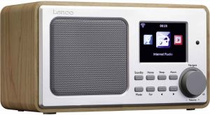 Radio Lenco DIR-100 brązowe 1