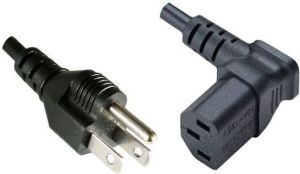Kabel zasilający MicroConnect PowerCord US - C13 Angled 1.8m (PE110418A) 1