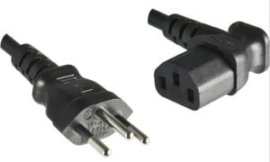 Kabel zasilający MicroConnect Power Cord Swiss - C13 90°1.8m (PE160418A) 1
