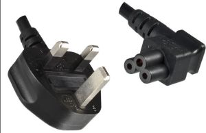 Kabel zasilający MicroConnect UK - C5 1.8m, czarny (PE090818A) 1