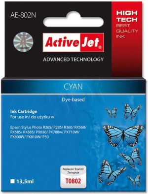 Tusz Activejet tusz AE-802N / T0802 (cyan) 1