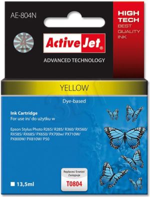 Tusz Activejet tusz AE-804N / T0804 (yellow) 1