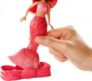 Lalka Barbie Mattel Dreamtopia - Bąbelkowe małe syrenki, czerwona (DVM97/DVN00) 3