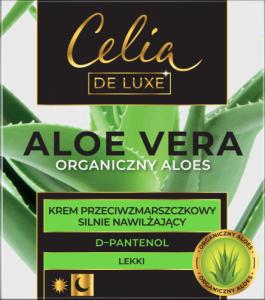 Celia Celia De Luxe Aloe Vera Lekki Krem przeciwzmarszczkowy silnie nawilżający na dzień i noc 50ml 1