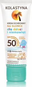 Kolastyna Kolastyna Opalanie Krem ochronny na słońce dla dzieci i niemowląt SPF50  75ml 1