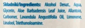BIOnly BIOnly Antiseptica Oczyszczający Żel do rąk z olejkiem eterycznym z lawendy 100ml 2