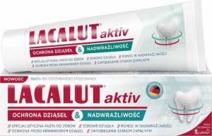 Lacalut  Lacalut Pasta do zębów Activ - ochrona dziąseł & nadwrażliwość 75ml 1