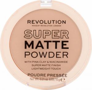 Makeup Revolution Makeup Revolution Super Matte Pressed Powder Puder matujący - Tan 6g 1