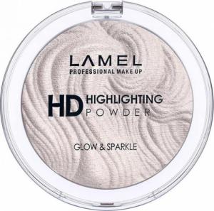 Lamel LAMEL Insta Puder rozświetlający do twarzy HD Highlihting Glow&Sparkle nr 401  12g 1