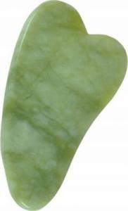 Kamień do masażu twarzy GUA SHA Jadeitowy zielony 1