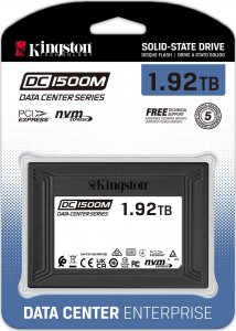 Dysk serwerowy Kingston DC1500M 1.92TB U.2 PCI-E x4 Gen 3.0 NVMe  (SEDC1500M/1920G) 3