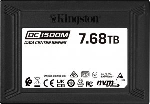 Dysk serwerowy Kingston DC1500M 7.68TB U.2 PCI-E x4 Gen 3.0 NVMe  (SEDC1500M/7680G) 1