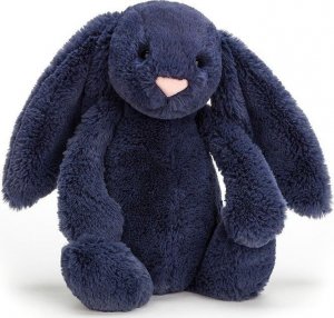 Jellycat Bashful królik Navy Atramentowy 31cm jeden rozmiar 1