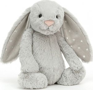 Jellycat Bashful królik szary gwiazdki 31cm jeden rozmiar 1