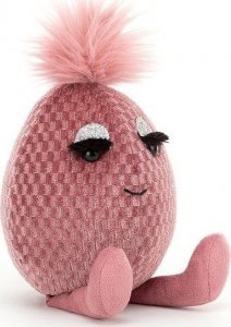 Jellycat Fabbyegg Pink Topaz-Pyszne różowe jajko 24X10 cm jeden rozmiar 1