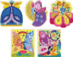 Janod Zestaw kreatywny Mozaika Wróżki 5+, Janod (stary indeks: J07901) jeden rozmiar 2