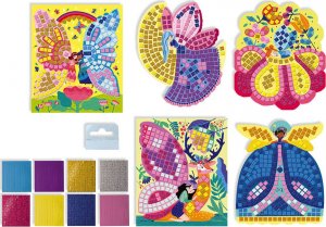 Janod Zestaw kreatywny Mozaika Wróżki 5+, Janod (stary indeks: J07901) jeden rozmiar 4