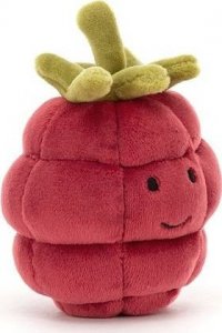Jellycat Fabulous Fruit Raspberry- Zabawna malinka 10x8 cm jeden rozmiar 1