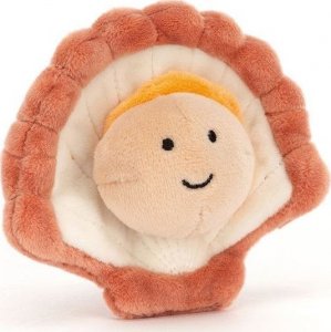 Jellycat Seafood Scallop-Przegrzebek 8x10 cm jeden rozmiar 1