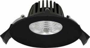 Light Prestige Sufitowa lampa podtynkowa Orion LED 8W 3000-4000K wpuszczana czarna 1