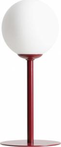 Lampa stołowa Aldex Gabinetowa lampa stołowa Pinne stojąca szklana czerwona biała 1