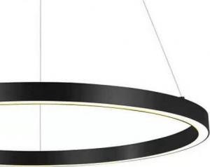 Lampa wisząca Light Prestige Czarna lampa wisząca Midway pierścień LED metalowy 3000K 35W 3
