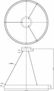 Lampa wisząca Light Prestige Czarna lampa wisząca Midway pierścień LED metalowy 3000K 35W 4