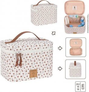 Lassig Casual Label Kuferek podróżny na akcesoria Flowers white jeden rozmiar 2