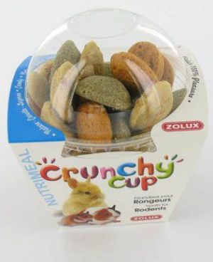 Zolux CRUNCHY CUP CANDY przysmaki dla gryzonia naturalny/marchewka/lucerna 200 g 1