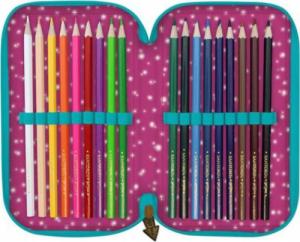 Piórnik Santoro London Potrójny Piórnik z Wyposażeniem - Gorjuss - Fireworks 3