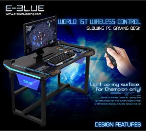 Biurko E-Blue dla gracza, podświetlenie (EGT511BKAA-IA) 12