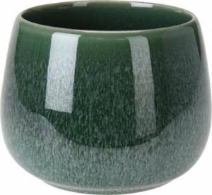 ProGarden Doniczka ceramiczna zielona 9x11 cm 1