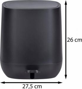 Kosz na śmieci Wenko na pedał czarny (59331) 3