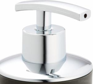 Dozownik do mydła Wenko Dyspenser Czarno-złoty Na mydło w płynie Z pompką 2