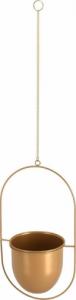 ProGarden Doniczka wisząca na łańcuszku złota 2
