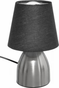 Lampa stołowa Atmosphera Dekoracyjna lampka LAMPA E14 stołowa Srebrno-szara 1