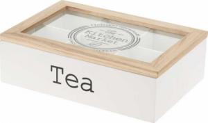 Excellent Houseware Pudełko na herbatę 6 przegródek Tea box 1