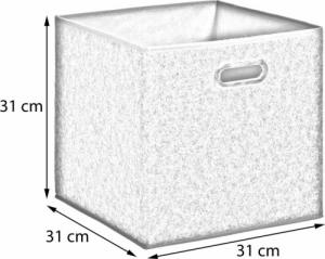 5five POJEMNIK tekstylny do przechowywania PUDEŁKO 31x31 3