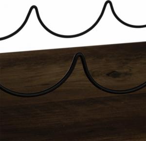 5five Drewniany stojak SZAFKA na wino Szafeczka 31x31cm 3