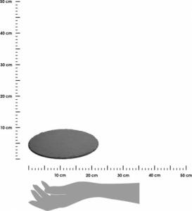 Secret de Gourmet Deska ŁUPEK Do serwowania Podstawka talerz kamień 22 cm 3