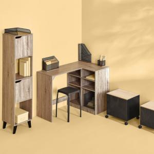 5five ORGANIZER NA BIURKO metalowy czarny industrialny 2