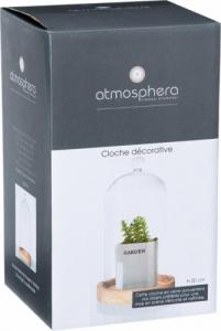 Atmosphera Szklana kopuła na drewnianej podstawie 2