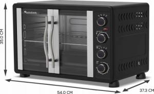 Mini piekarnik TurboTronic Duży piekarnik elektryczny TurboTronic 45L rożen termoobieg 2000W 8