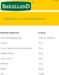 BAKALLAND YEMGO Baton Kakaowo - Kawowy  W Czekoladzie - 40G BLISKI TERMIN WAŻNOŚCI 4
