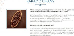 WEDEL  Kakao Ciemne z Ghany - 180G 3