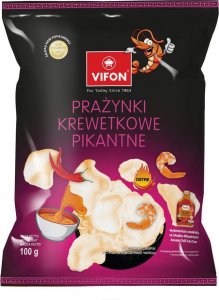 VIFON - Prażynki Krewetkowe Pikantne - 100 G 1
